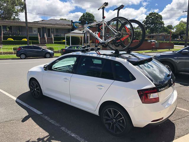 Skoda bike rack on sale